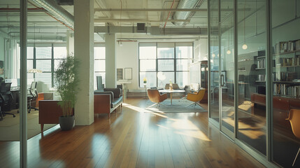Designed for Flexibility: Open Floor Plan Office Adapts to Diverse Work Styles, Generative AI