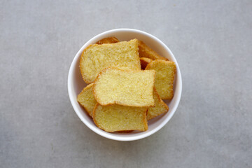 Crispy butter and sugar bread
