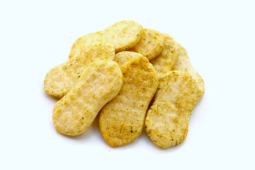 Japanese rice crackers with nori seaweed