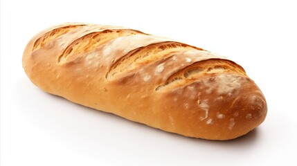 "Bread Bliss: photo of Bread Isolated on a White Background"