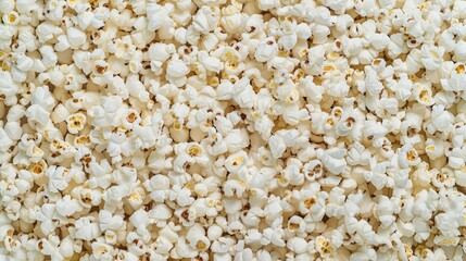 Close up detail of the texture background of fresh salted natural popcorn
