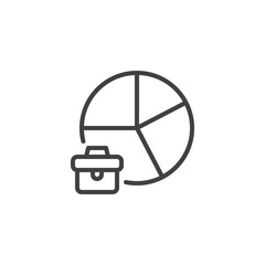 Investment Portfolio line icon