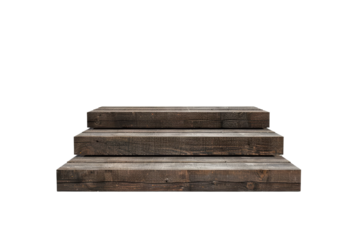 Rustic Wooden Steps