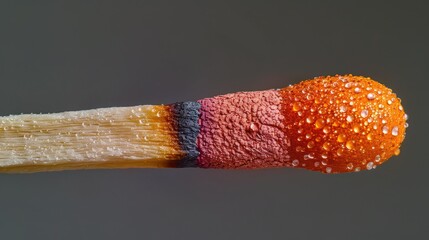 close up of a burning match HD 8K wallpaper Stock Photographic Image  
