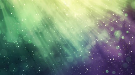 Aurora-like fire patterns with gentle light effects in a celestial background