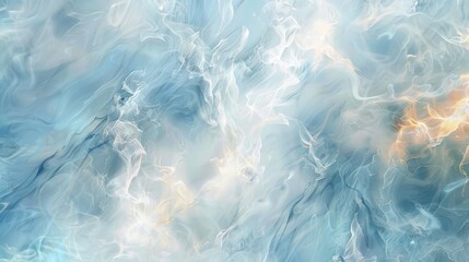 Opalescent fire textures in whites and blues with shimmering particles wallpaper