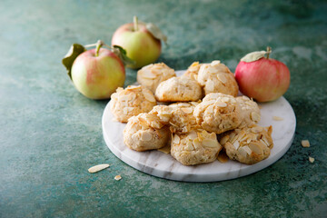 Traditional homemade apple cookies
