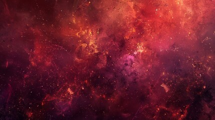Obraz premium Red and purple fire textures with shimmering particles in a refined wallpaper