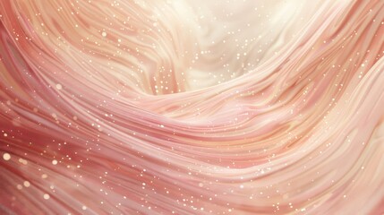 Swirling wooden textures in cherry and pine with twinkling particles background