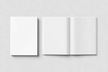 Blank Book Mockup