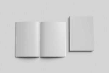 Blank Book Mockup