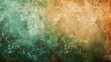 Obraz premium Abstract background with patina metal effects and earthy tones gradient
