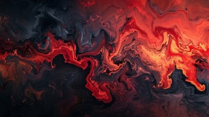 Captivating wallpaper with lava-like textures fiery colors and dramatic gradient