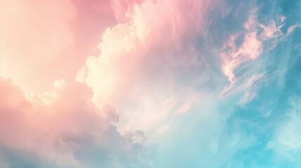Pastel hues with cloud textures on a tranquil wallpaper