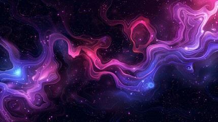 Obraz premium Background with swirling patterns and space gradient
