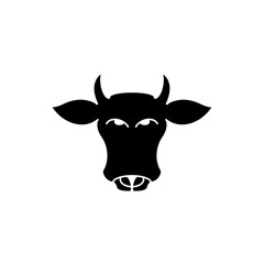 Cow head icon. Linear vector illustration from fauna collection. Outline cow head icon vector. Thin line symbol for use on web and mobile apps, logo, print media.