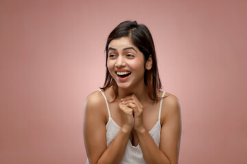 Fototapeta premium Image Of Beautiful Mature Woman With A Cute Smile