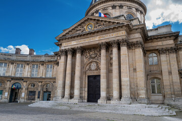 La bibliothèque Mazarine à l'institut de France dans le centre ville de Paris en France