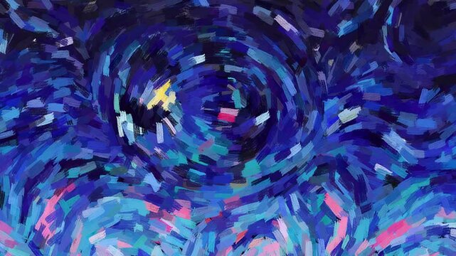abstract background , blue abstract watercolor background , impressionism art style animated video	