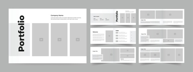 Architecture portfolio landscape portfolio template