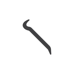 Crowbar vector icon