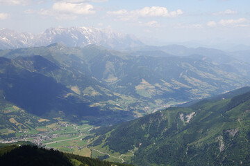 The upper station of Planai cable car, Austria
