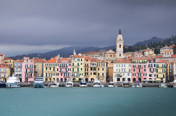 the city of Imperia, Liguria, Italy