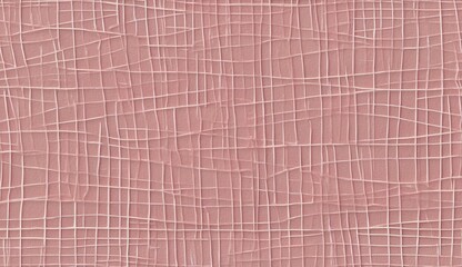 Pink and white diagonal grid pattern on textured background