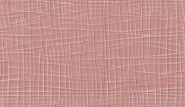 Pink and white diagonal grid pattern on textured background