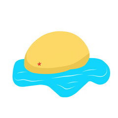 
Vector illustration of various islands in the middle of the sea