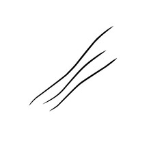 Curve line strip swirl wave shape design, curve line energy