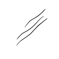 Curve line strip swirl wave shape design, curve line energy