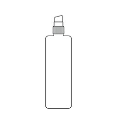 Cleaner spray bottle detailed vector illustrations 