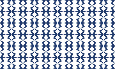 seamless geometric pattern of abstract block, blue and white abstract block diamond abstract style on white background seamless and repeat pattern replete image design for fabric printing or wallpaper