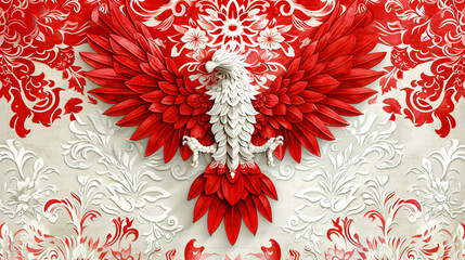 Indonesia's Independence Day, August 17. Greeting card with clenched hands symbolizing freedom.
