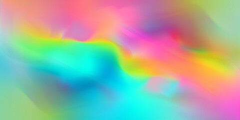 Abstract blurred rainbow pastel color background, Holographic gradient for your design