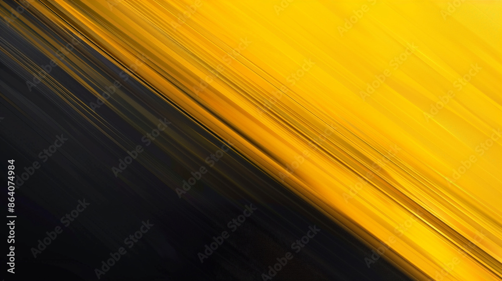 Canvas Prints black and yellow gradient background. powerpoint and business background