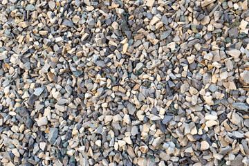 Crushed stone for construction and concrete production.
