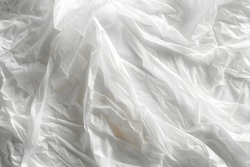 Obraz premium White plastic bag texture abstract background