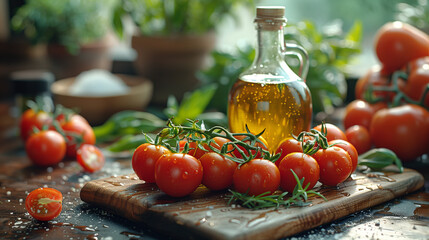 tomatoes and olive oil