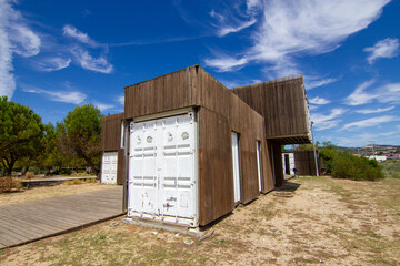 Casa feita de contentores