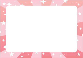 放射状の光と輝きの明るくポップな背景画像