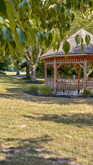 gazebo in nature park
