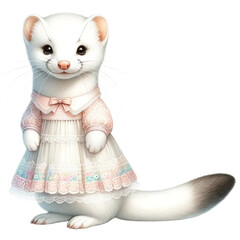 Fourette is wearing a cute dress