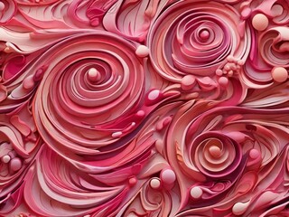 Abstract Pink Swirl Background