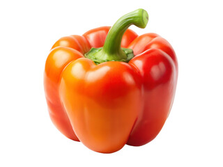 red bell pepper isolated