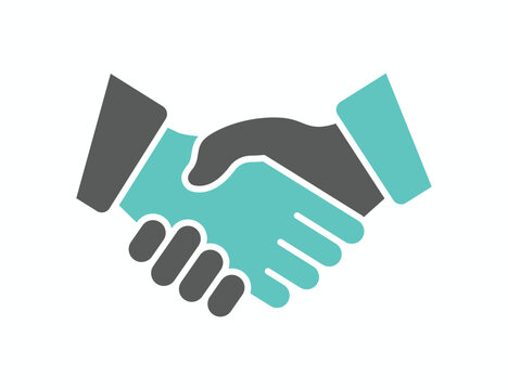 Hand shake vector illustration