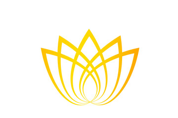 Goild Lorus Illustration for yoga