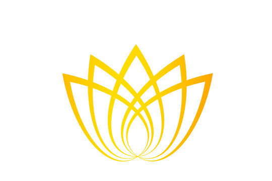 Goild Lorus Illustration for yoga
