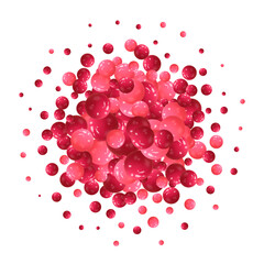 Abstract multicolored background with pearls. Modern festive illustration.